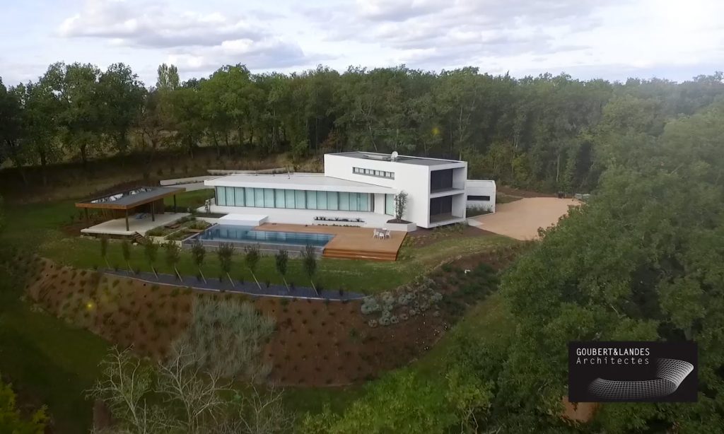 Vidéo de présentation de réalisation d'une villa